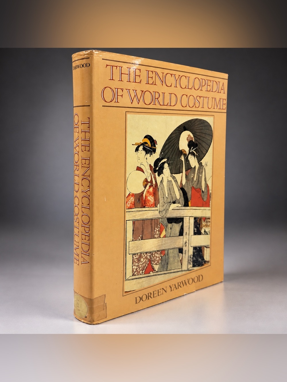 1978 1st Edition Encyclopedia of World Costume Doreen Yarwood Scribner HC DJ